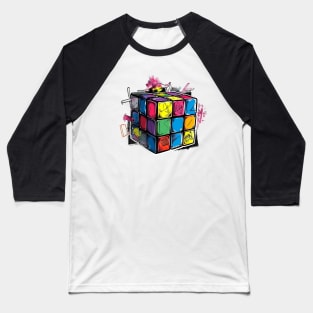 Gritty Rubik's Cube Baseball T-Shirt